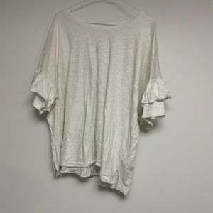 Gap sleeve detail tee- super soft & oversized fit